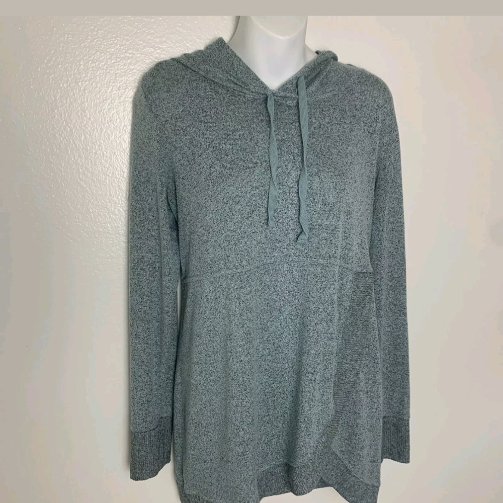 Maurices hoodie Tulip hem grayish green